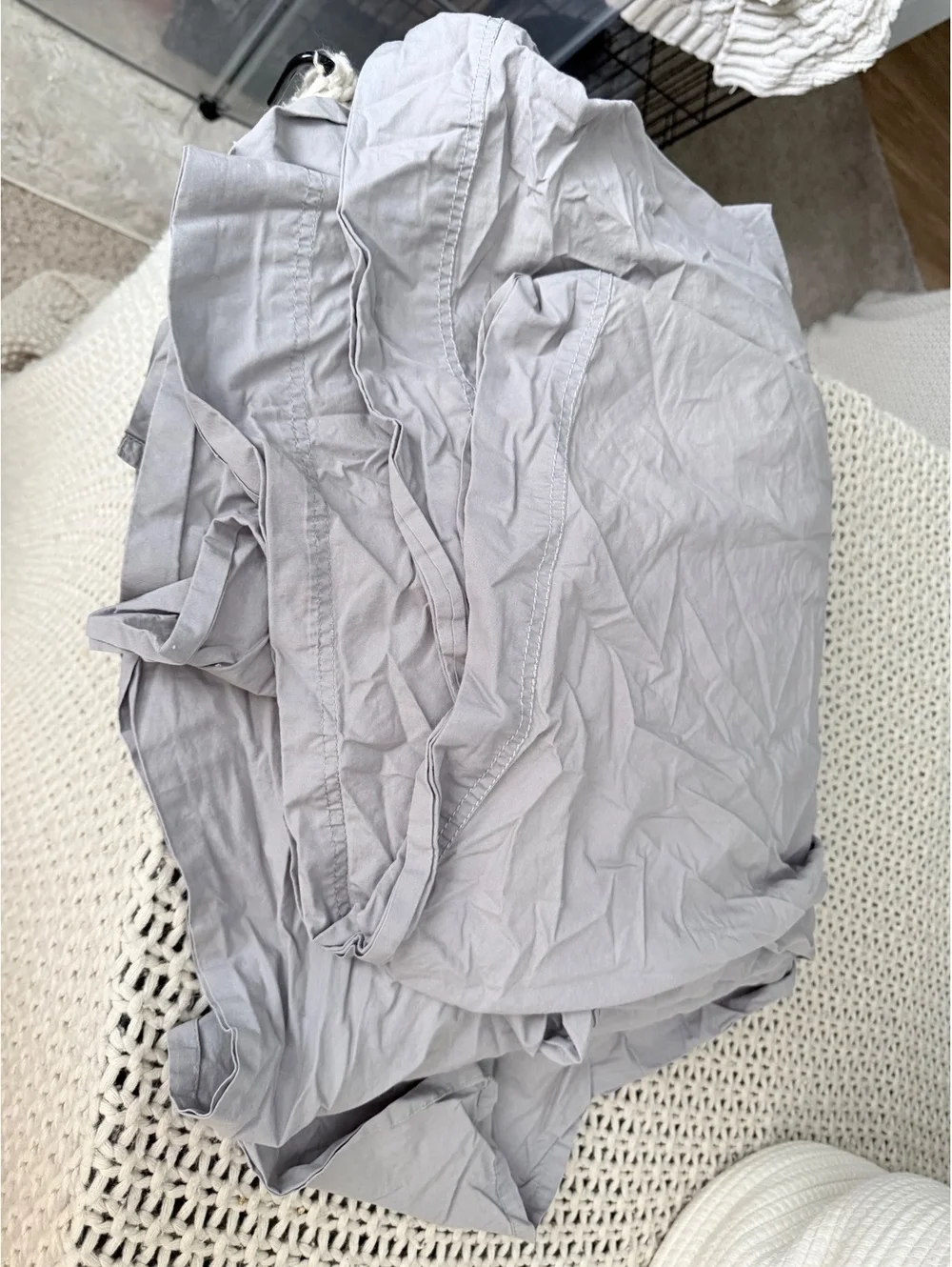 Sonoma Goods For Life Gray Queen 100% Cotton 4 Pieces Set